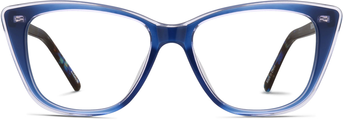 Blue Cat Eye Glasses 4444516