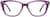 Front view of Cat-Eye Glasses 4444517 in Grape thumbnail
