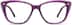 Cat-Eye Glasses 4444517 in Grape