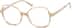 Cat-Eye Glasses 4444615 in Ecru