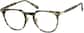 Angle view of Round Glasses 4444924 in Moss thumbnail