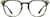 Front view of Round Glasses 4444924 in Moss thumbnail