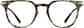 Front view of Round Glasses 4444924 in Moss thumbnail