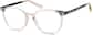 Angle view of Round Glasses 4445023 in Whisper thumbnail