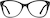 Front view of Cat-Eye Glasses 4445121 in Night Sky thumbnail