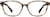 Front view of Rectangle Glasses 4445325 in Tortoiseshell thumbnail