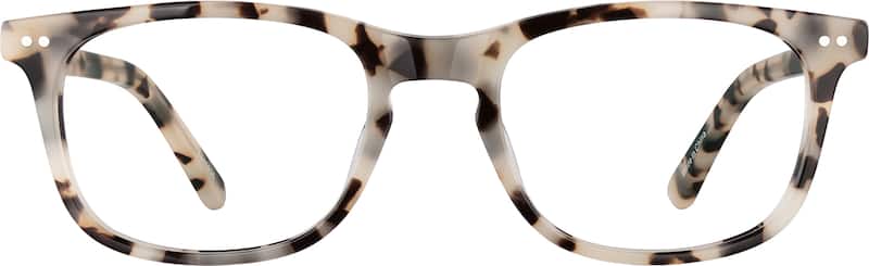 Ivory Tortoiseshell Rectangle Glasses
