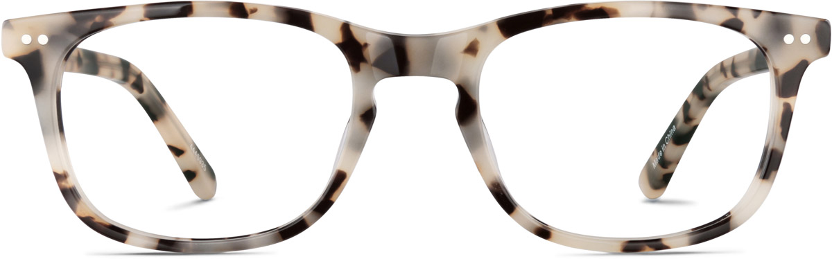 Ivory Tortoiseshell Rectangle Glasses