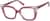 Angle view of Cat Eye Glasses 4446118 in Rose thumbnail