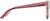 Side view of Cat Eye Glasses 4446118 in Rose thumbnail
