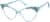 Angle view of Cat-Eye Glasses 4446216 in Blue thumbnail