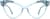 Front view of Cat-Eye Glasses 4446216 in Blue thumbnail