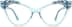 Cat-Eye Glasses 4446216 in Blue