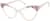 Angle view of Cat-Eye Glasses 4446219 in Pink thumbnail