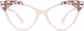 Front view of Cat-Eye Glasses 4446219 in Pink thumbnail