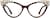 Front view of Cat-Eye Glasses 4446225 in Tortoiseshell thumbnail