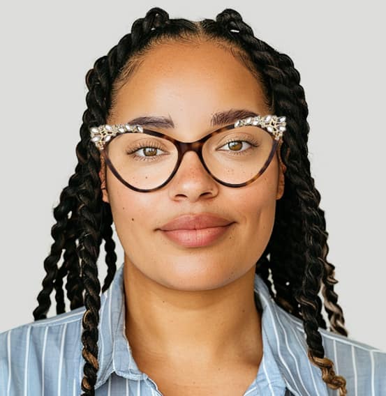 Image of Cat-Eye Glasses