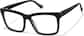 Angle view of Lentes cuadrados 4446521 in Negro thumbnail