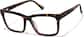 Angle view of Square Glasses 4446525 in Tortoiseshell thumbnail