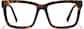 Front view of Square Glasses 4446525 in Tortoiseshell thumbnail
