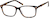Angle view of Rectangle Glasses 4447025 in Tortoiseshell thumbnail