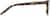 Side view of Rectangle Glasses 4447025 in Tortoiseshell thumbnail