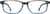 Front view of Rectangle Glasses 4447316 in Slate thumbnail