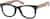 Angle view of Square Glasses 4447421 in Black thumbnail