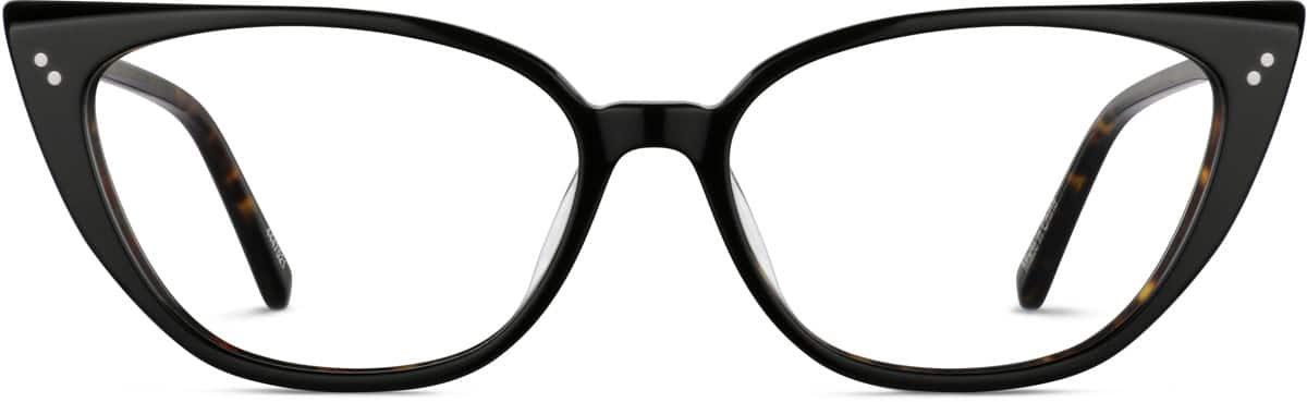 Front view of Cat-Eye Glasses 4447521 in Black