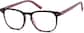 Angle view of Square Glasses 4447621 in Black thumbnail