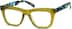 Square Glasses 4447724 in Olive