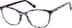 Square Glasses 4448217 in Purple Leopard