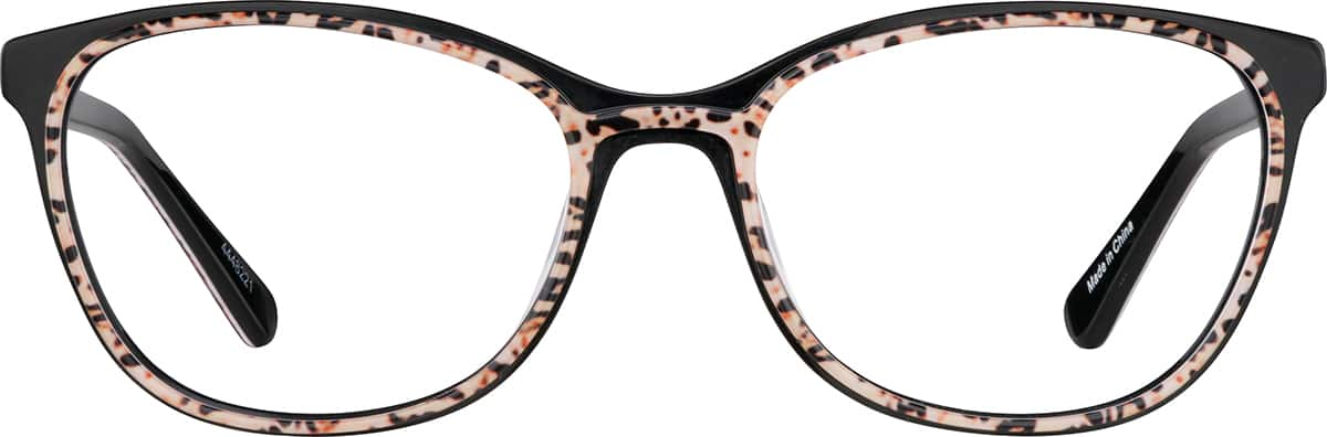 leopard prescription glasses