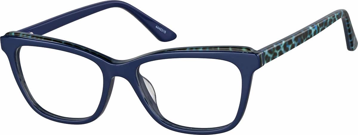 Navy Cat-Eye Glasses #4448316 | Zenni Optical