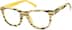 Square Glasses 4448422 in Yellow Tiger