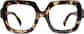 Front view of Square Glasses 4448525 in Tortoiseshell thumbnail