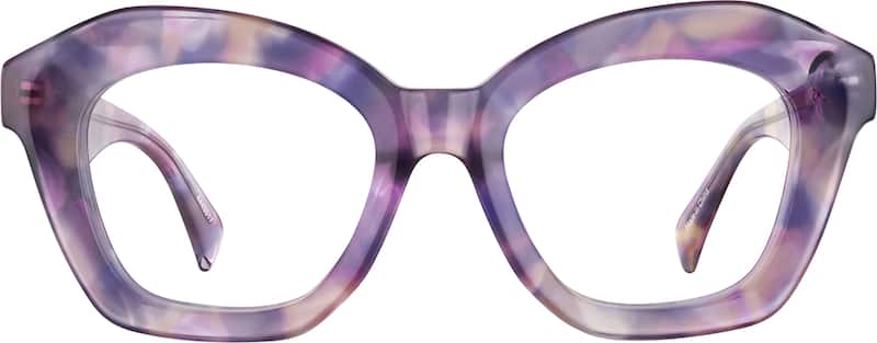 Purple Square Glasses