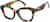 Angle view of Square Glasses 4448625 in Tortoiseshell thumbnail
