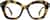 Front view of Square Glasses 4448625 in Tortoiseshell thumbnail