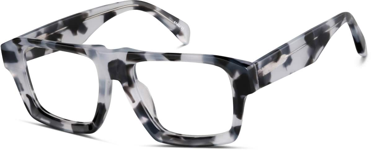 Angle view of Square Glasses 4448731 in Storm