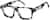 Angle view of Square Glasses 4448731 in Storm thumbnail