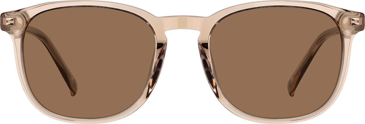 Optical Disc Transparent Brown Travelers Glasses #4448915 | Zenni Optical