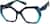 Angle view of Geometric Glasses 4449416 in Navy thumbnail