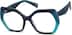 Geometric Glasses 4449416 in Navy