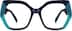 Geometric Glasses 4449416 in Navy