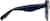 Side view of Geometric Glasses 4449416 in Navy thumbnail