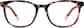 Front view of Kid's Square Glasses 4449819 in Pink Tortoiseshell thumbnail
