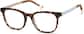 Angle view of Kid's Square Glasses 4449825 in Tortoiseshell thumbnail