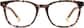 Front view of Kid's Square Glasses 4449825 in Tortoiseshell thumbnail