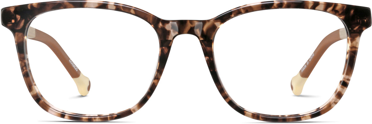 Tortoise Browline Hipster Square Eyeglasses - Rincon